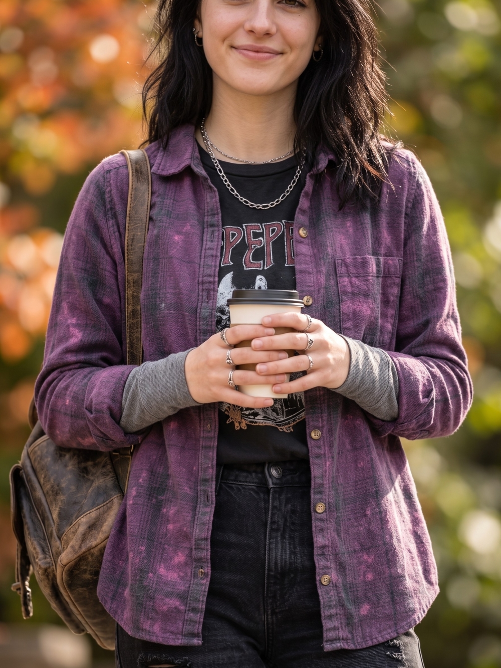 Hollister Bleached Plaid Flannel Shirt Grunge Fairy Grunge Indie Sleaze